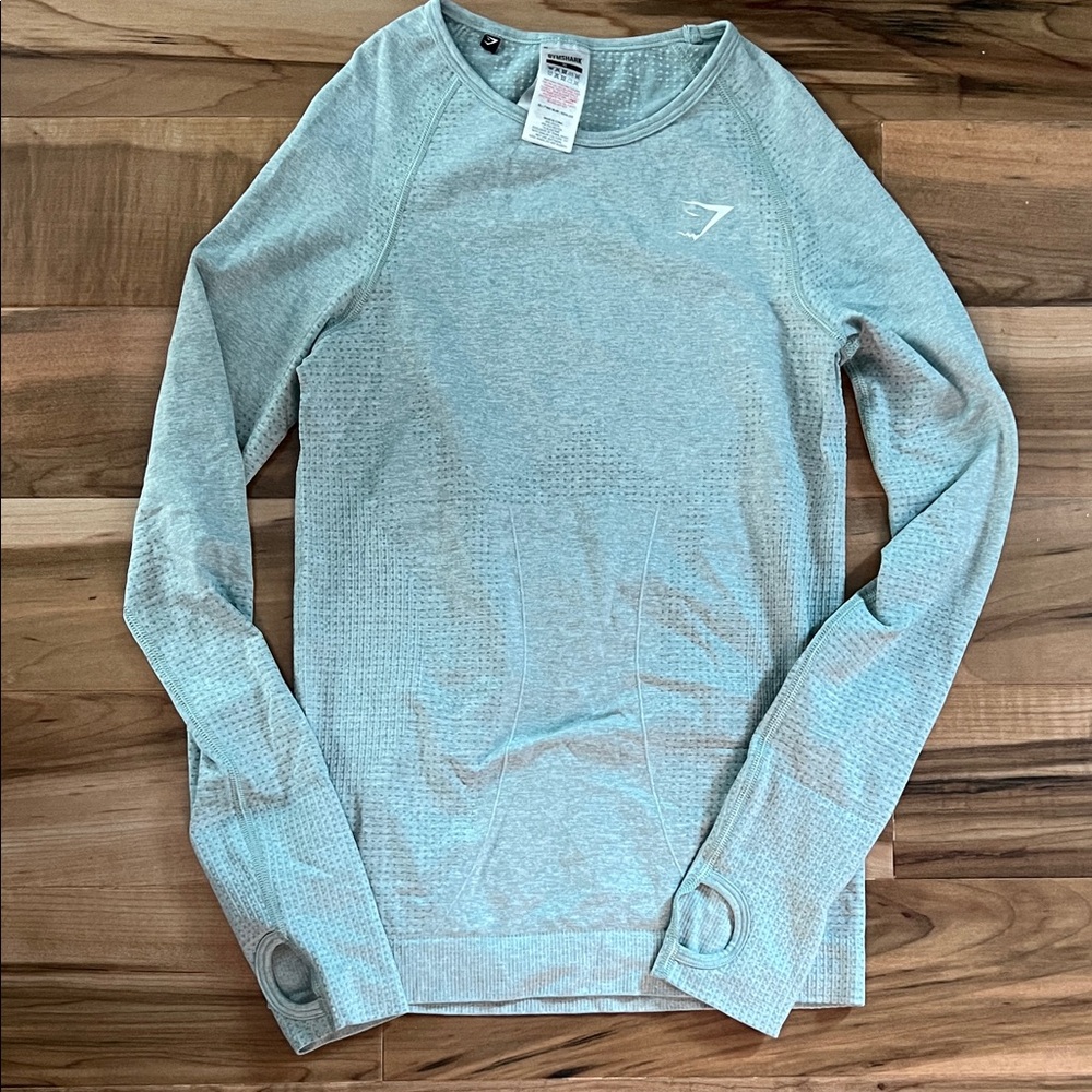 Women's Light Blue Compression Long Sleeve